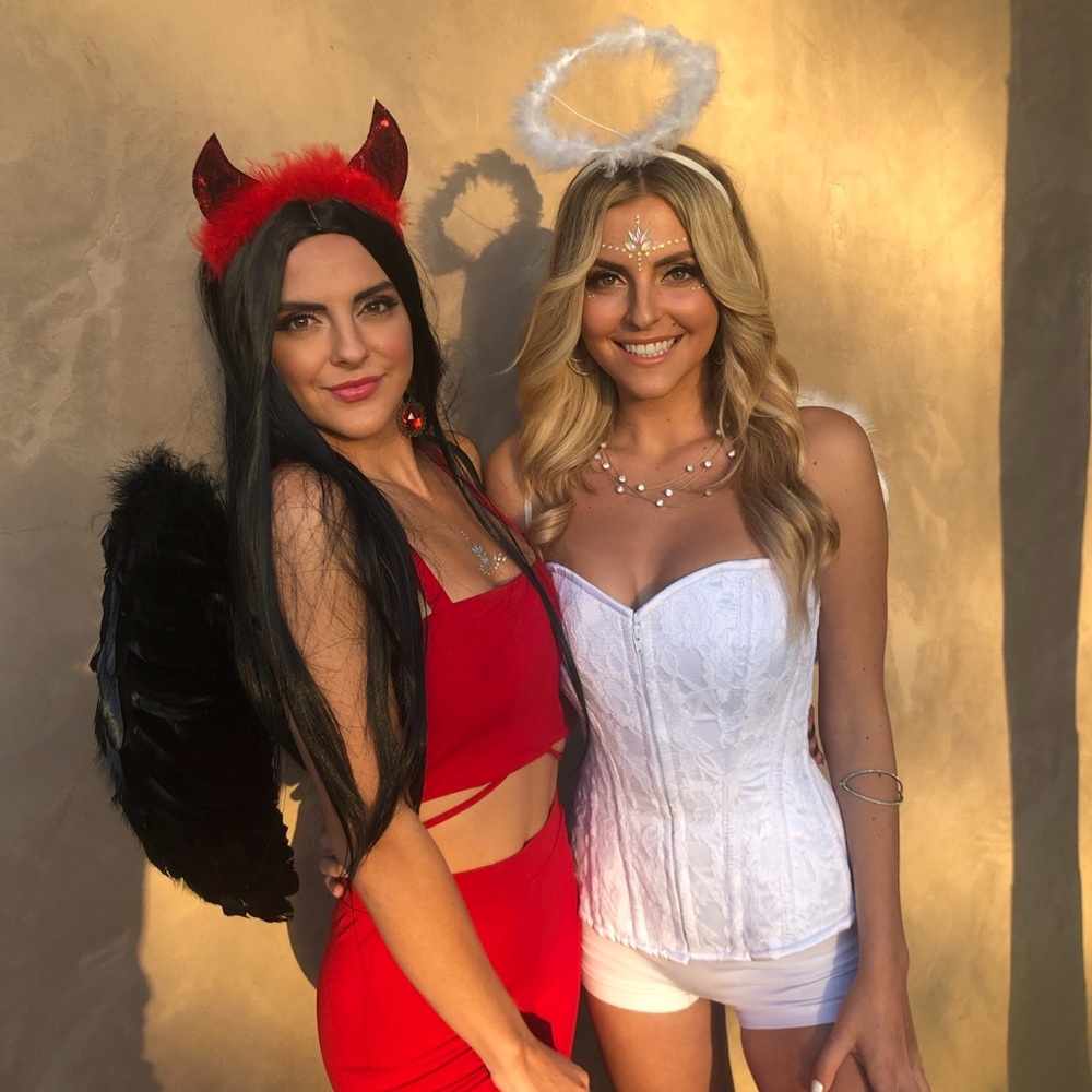 Sexy woman’s angel costume